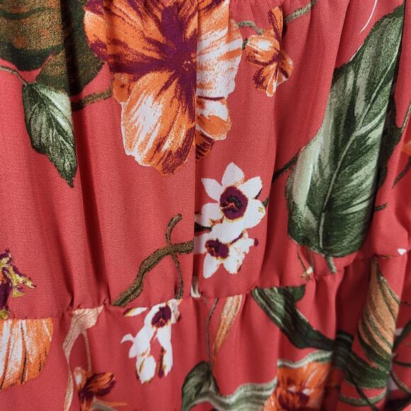 LULUS Floral Ditsy Print Mini Dress Spaghetti Straps Summer Sundress | Small - Picture 10 of 12